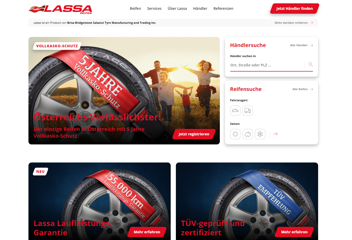 Startseite www.lassa.at